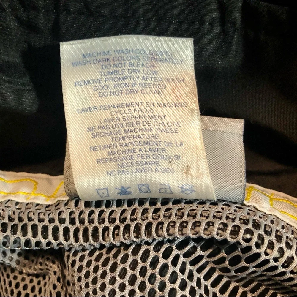 Vintage Reebok Windbreaker Jacket Black Mens 2XL Pullover Pockets 1/4 Zip - Picture 5 of 7